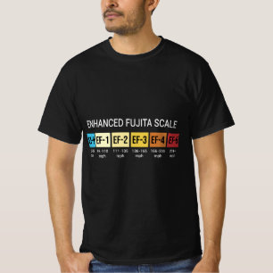 Storm Chasing Enhanced Fujita Tornado Meteor T Shirt