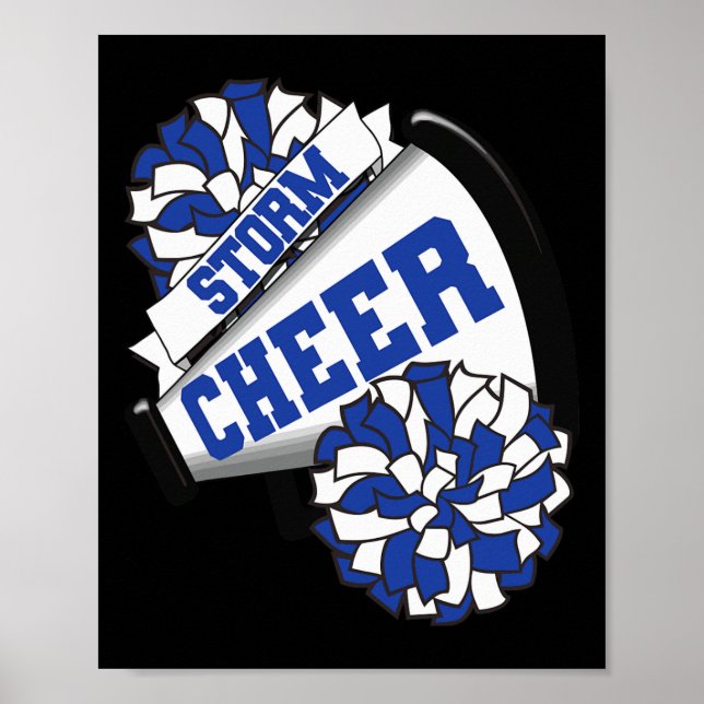 Storm Cheer Ck Till Skolan Cheerleading Andel B  Poster (Framsidan)