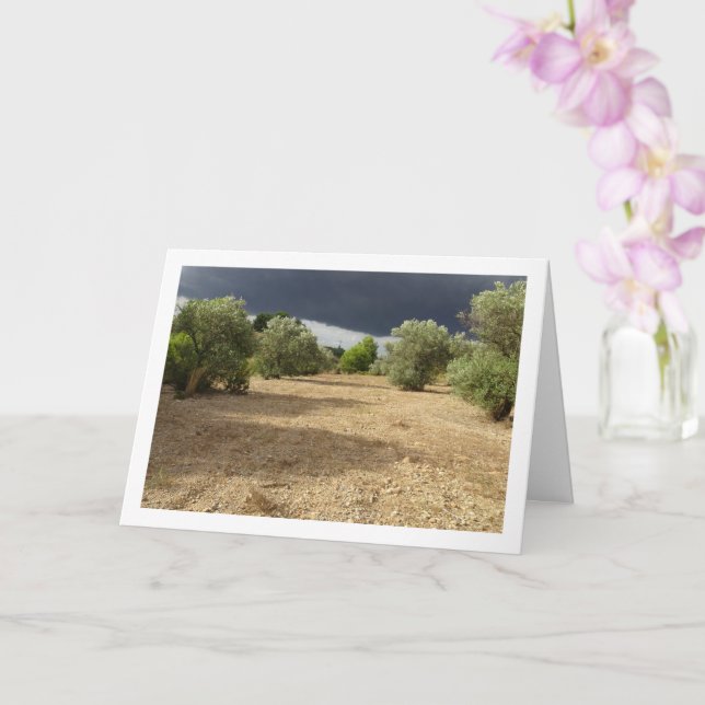 Storm Cloud över Canyon Orchard Landcape Kort (Orkide)