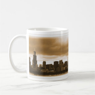 Storm Clouds Gathering Over Chicago Mugg