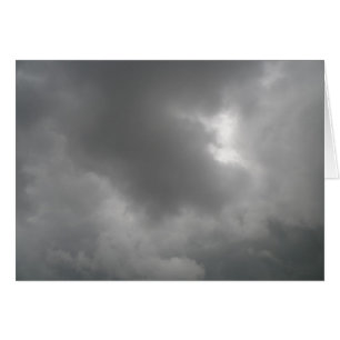 Storm Clouds Greeting Card Hälsningskort