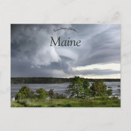 Storm Clouds i Maine USA Vykort