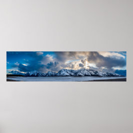 Storm Clouds över Tetons Poster