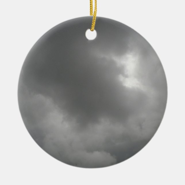 Storm Clouds Pendant Julgransprydnad Keramik (Framsidan)