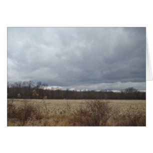 Storm Coming Allentown Rd Naceville PA-objekt Hälsningskort
