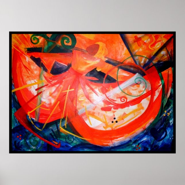 Storm Dancer - Haitian Art - Black Art Poster (Framsidan)