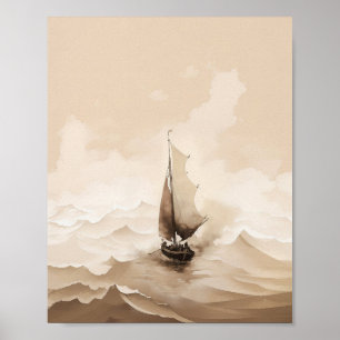 Storm, Digital Print, Sketches, Jesus Poster