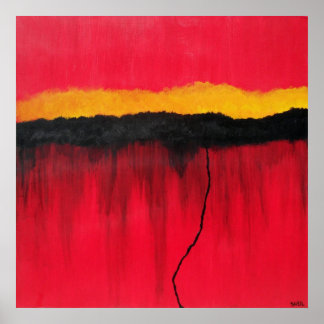 "Storm" efter SHEIL Poster Skriv ut