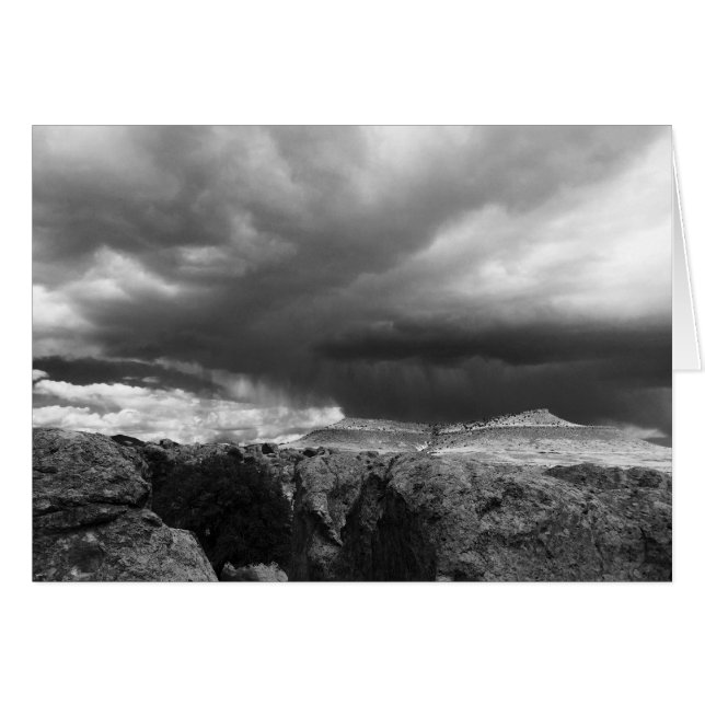 Storm Flytta in, Deming, NM Hälsningskort (Framsidan Horizontal)