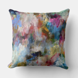 Storm för Abstrakten Fine Art Original Kudde