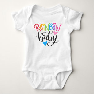 Storm för hopp för regnbågebaby nyfödd t shirt