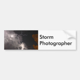 Storm Fotograf Blixt Bumper Sticker Bildekal