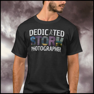 Storm Fotograf Typography Design Storm Bilder T Shirt