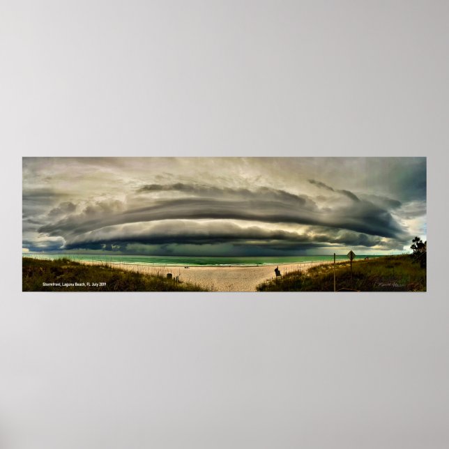 Storm front, Laguna Beach, FL. juli 2019 Poster (Framsidan)
