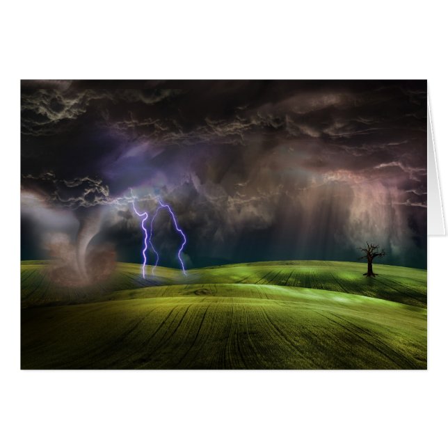 Storm Hälsningskort (Framsidan Horizontal)