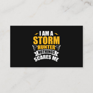 Storm Hunter Design for Tornado Hunter Storm Spott Visitkort