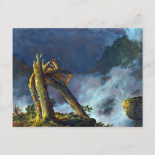 Storm i bergen av Frederic Edwin Church Vykort
