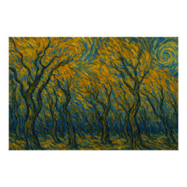 Storm i Golden Forest Perfect Poster