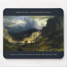 Storm i Rocky mountains Fine Art Painting Musmatta