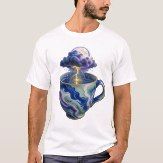 Storm in a Cup Surreal Thunderstorm Art T Shirt