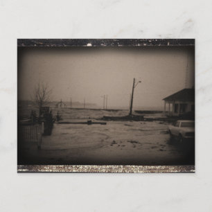 Storm in St Andrews, NB Postcard Vykort