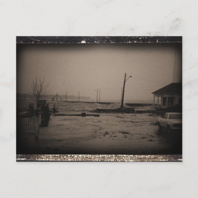 Storm in St Andrews, NB Postcard Vykort (Framsida)