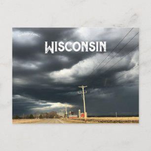 Storm in Wisconsin USA Vykort