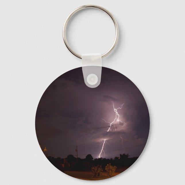 Storm Keychain nattåblixt Nyckelring (Framsida)