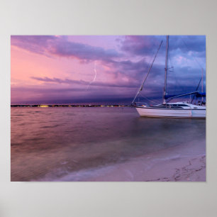 Storm kommer till Navarre Florida Poster