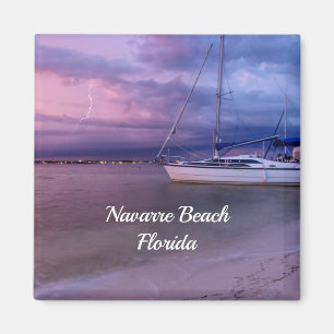 Storm kommer till Navarre Florida Square Magnet