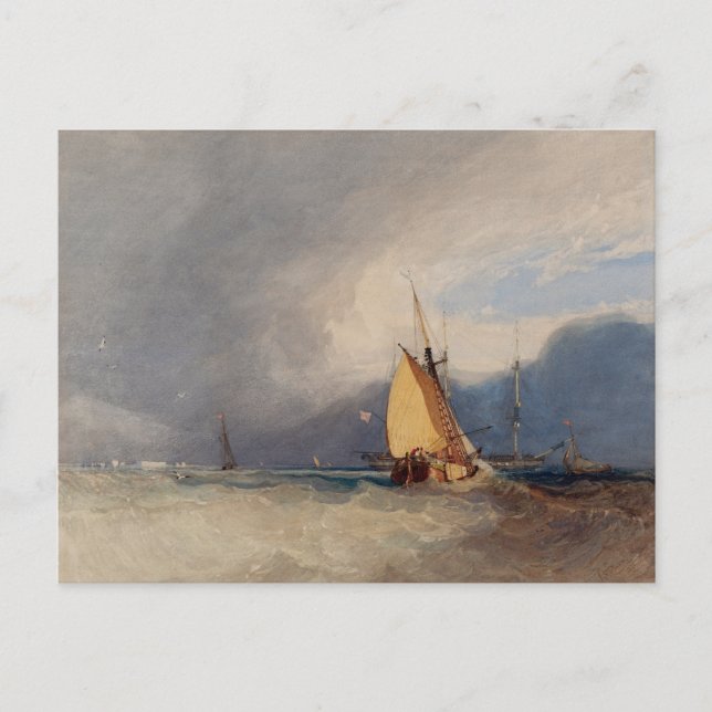 Storm nalkar 1830 vykort (Framsida)