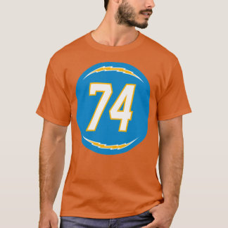 Storm Norton nummer 74 Jersey Los Angeles Chargers T Shirt
