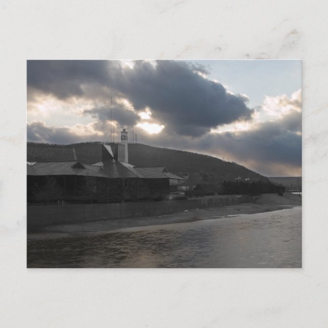 storm över Corning Vykort (Framsida)