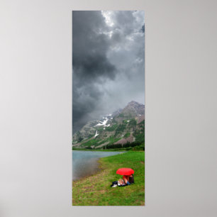 Storm över Maroon Sjö / Peak Colorado Poster