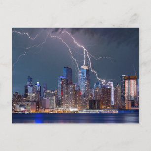 Storm över New York City Vykort