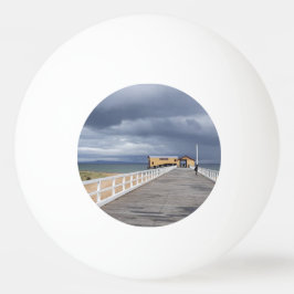 Storm över Queenscliff Pier Pingisboll