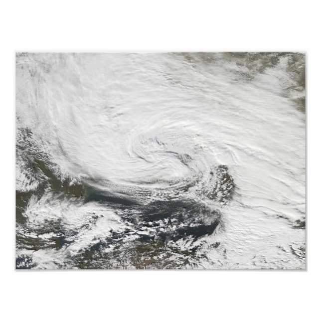 Storm över Svarta havet och Azovska havet Fototryck (Framsidan)