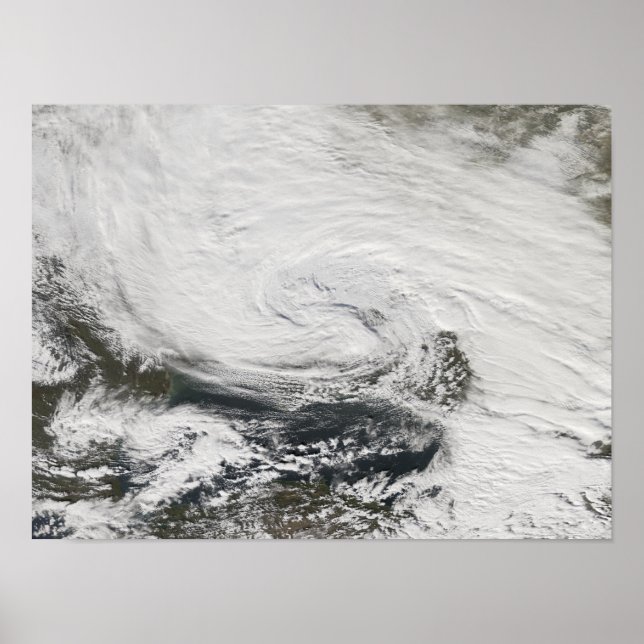 Storm över Svarta havet och Azovska havet Poster (Framsidan)