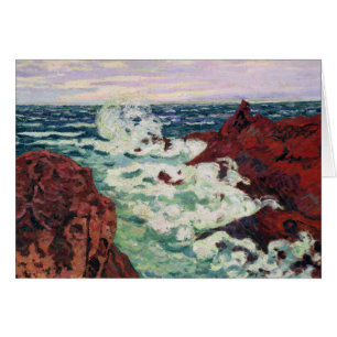 Storm på Agay, 1895 Hälsningskort