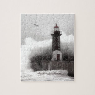 Storm på fyren pussel