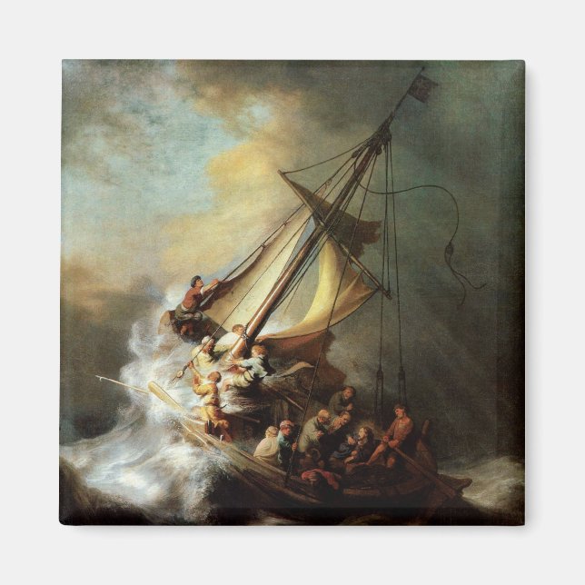 Storm på Galilees hav Magnet (Framsidan)
