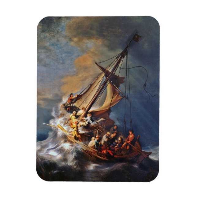 Storm på Galilees hav Magnet (Vertikal)