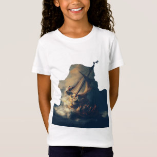Storm på Galileiska sjön av Rembrandt Konst T Shirt