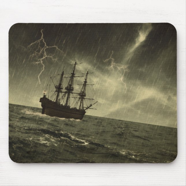 Storm på havet musmatta (Framsidan)