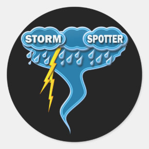 STORM SPOTTER RUNT KLISTERMÄRKE