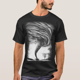 Storm Tornado Twister och orkanen Weather Costum T Shirt