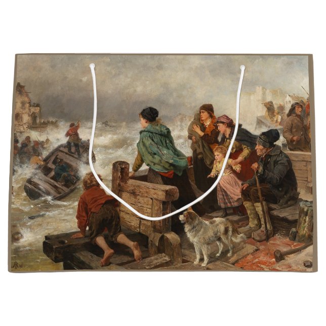 Storm vid Kusten (av Rudolf Jordan) (Framsidan)