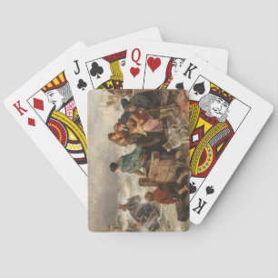 Storm vid Kusten (av Rudolf Jordan) Casinokort