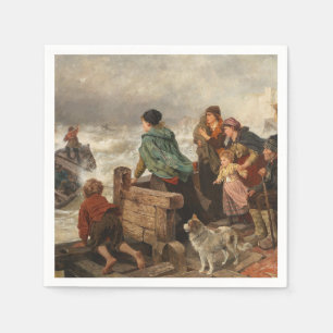 Storm vid Kusten (av Rudolf Jordan) Pappersservett