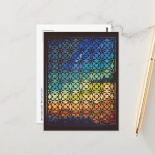 Storm vid Sea Quilt Postcard Vykort
